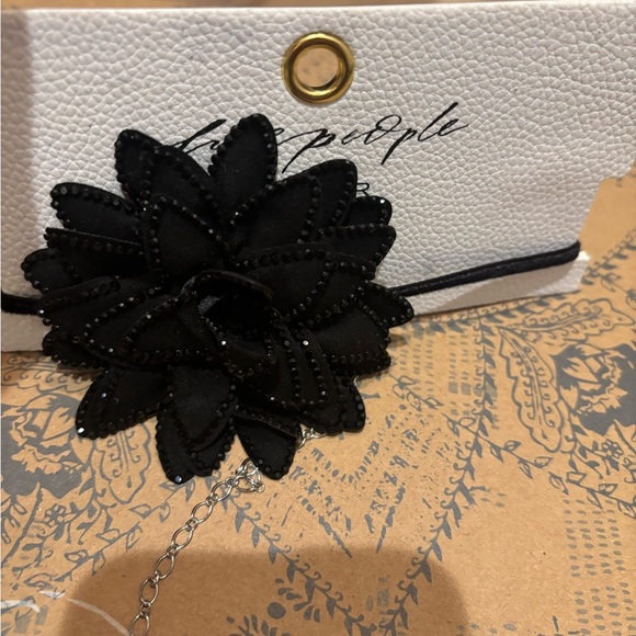 Free People Floral Sparkling Choker NWT - Picture 1 of 3